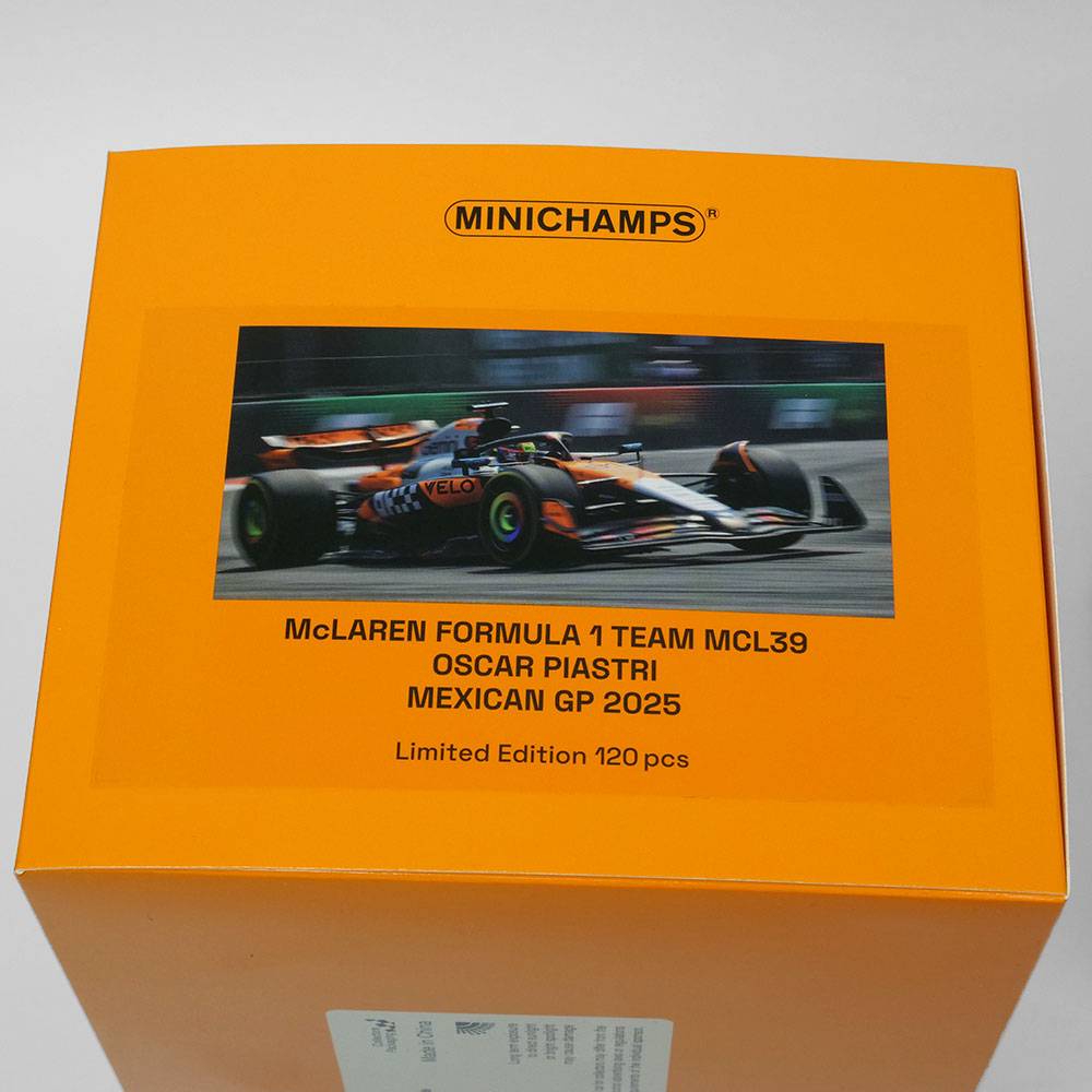 MINICHAMPS 1/18スケール マクラーレン F1 Team MCL39 O.ピアストリ メキシコGP 2025 537253781