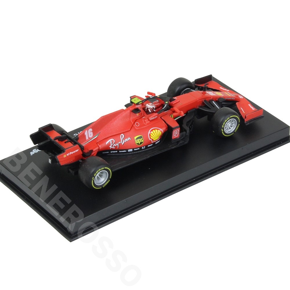 BBURAGO 1/43スケール フェラーリ SF1000 C.ルクレール 2020 オーストリアGP（ドライバー付）BR-43-36819AT16