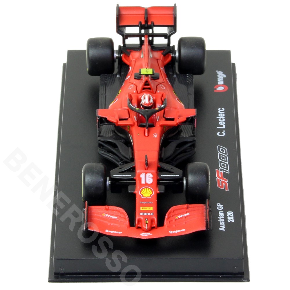 BBURAGO 1/43スケール フェラーリ SF1000 C.ルクレール 2020 オーストリアGP（ドライバー付）BR-43-36819AT16