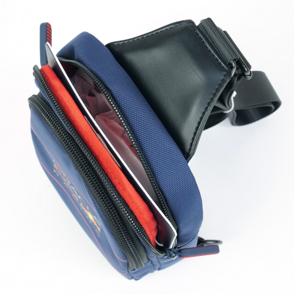 Red Bull レーシング 公式 クロスボディ バッグ ネイビー RBPSP17XPVLV