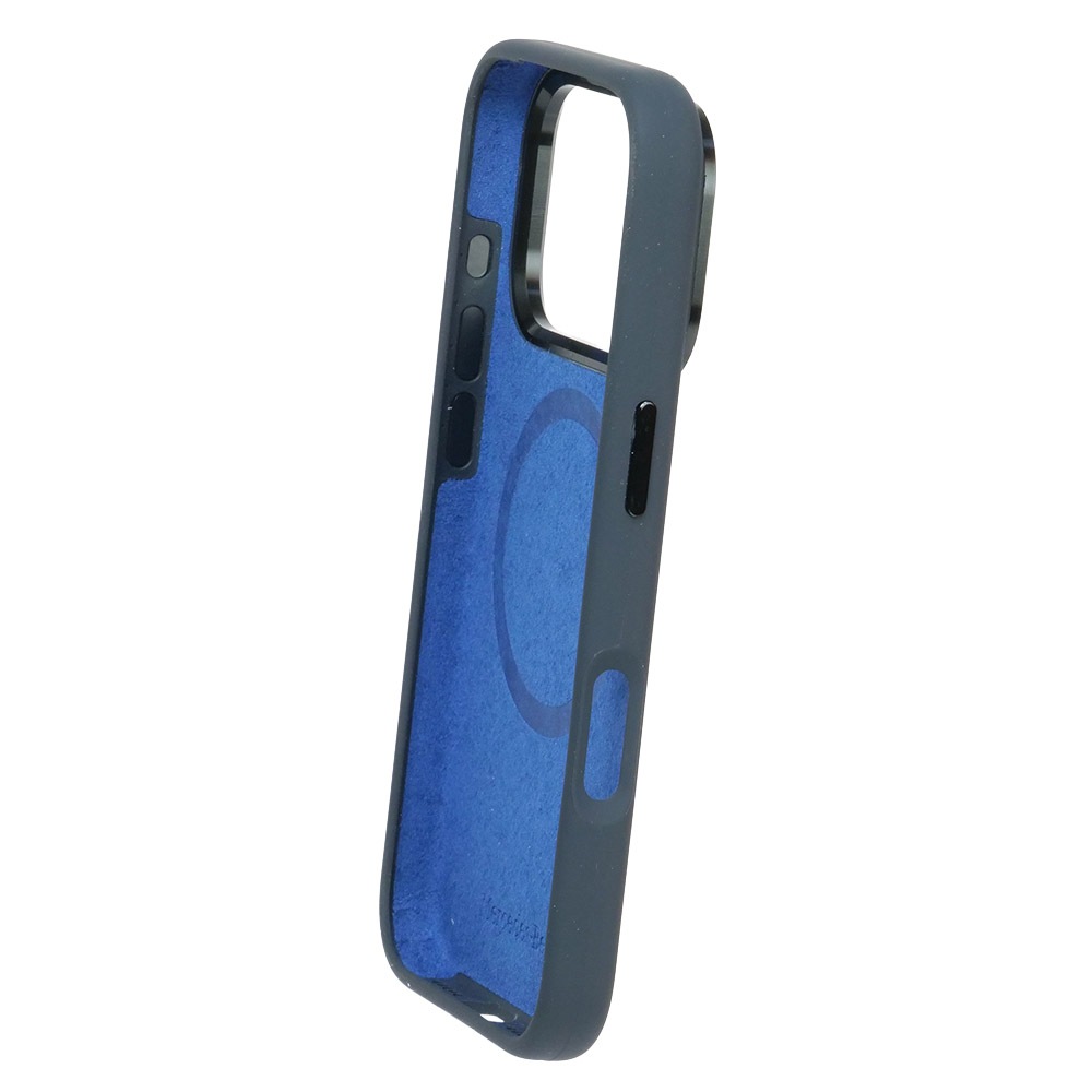 メルセデスベンツ iPhone 17Pro レザー バックカバー 星形模様 ホワイトライン ブラック マグセーフ対応 MEHMP17L25LSMSSK