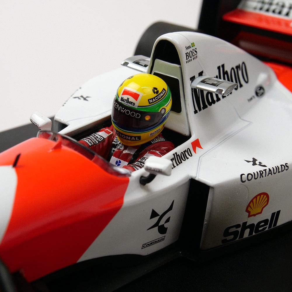 ロッソ 1/8スケール フェラーリ643ミニチャンプス1/18アイルトンセナ