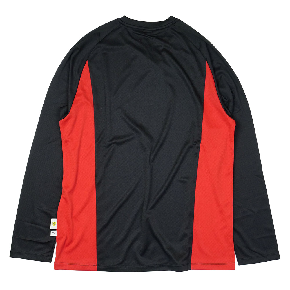 PUMA スクーデリア フェラーリ ライフスタイル ロングスリーブ Tシャツ 2025 ブラック 632996-01