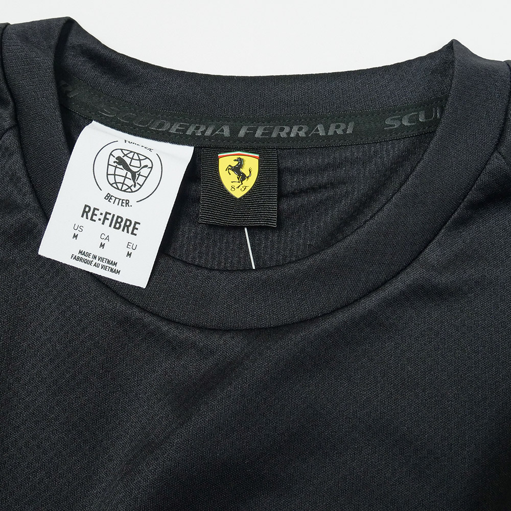 PUMA スクーデリア フェラーリ ライフスタイル ロングスリーブ Tシャツ 2025 ブラック 632996-01