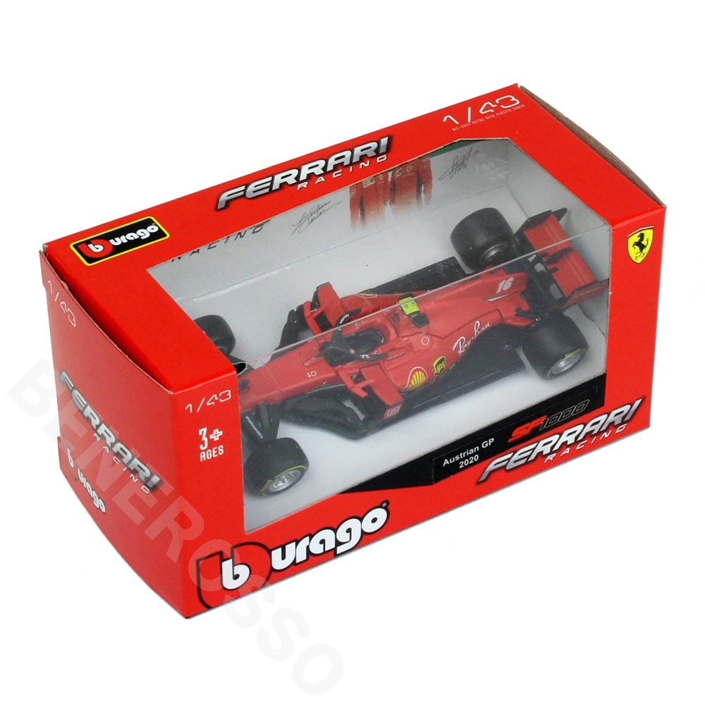 BBURAGO 1/43スケール フェラーリ SF1000 C.ルクレール 2020 オーストリアGP BR-43-36823AT16