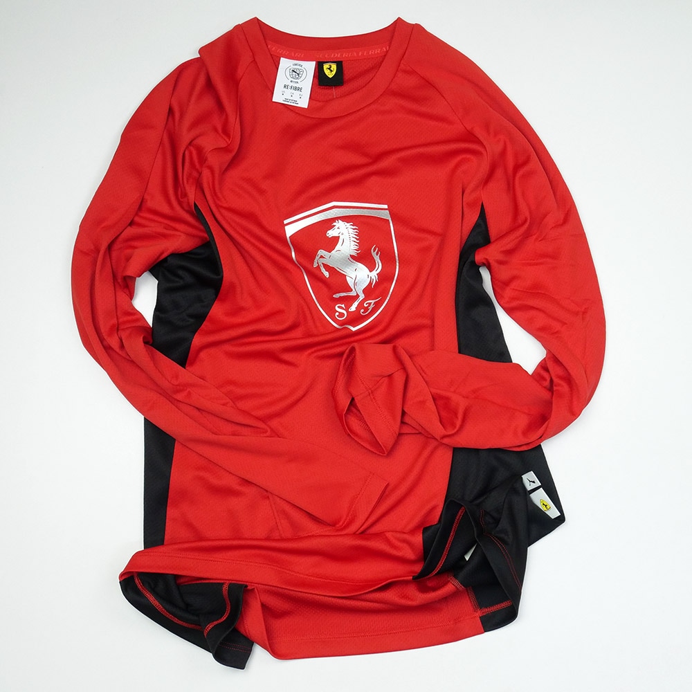 PUMA スクーデリア フェラーリ ライフスタイル ロングスリーブ Tシャツ