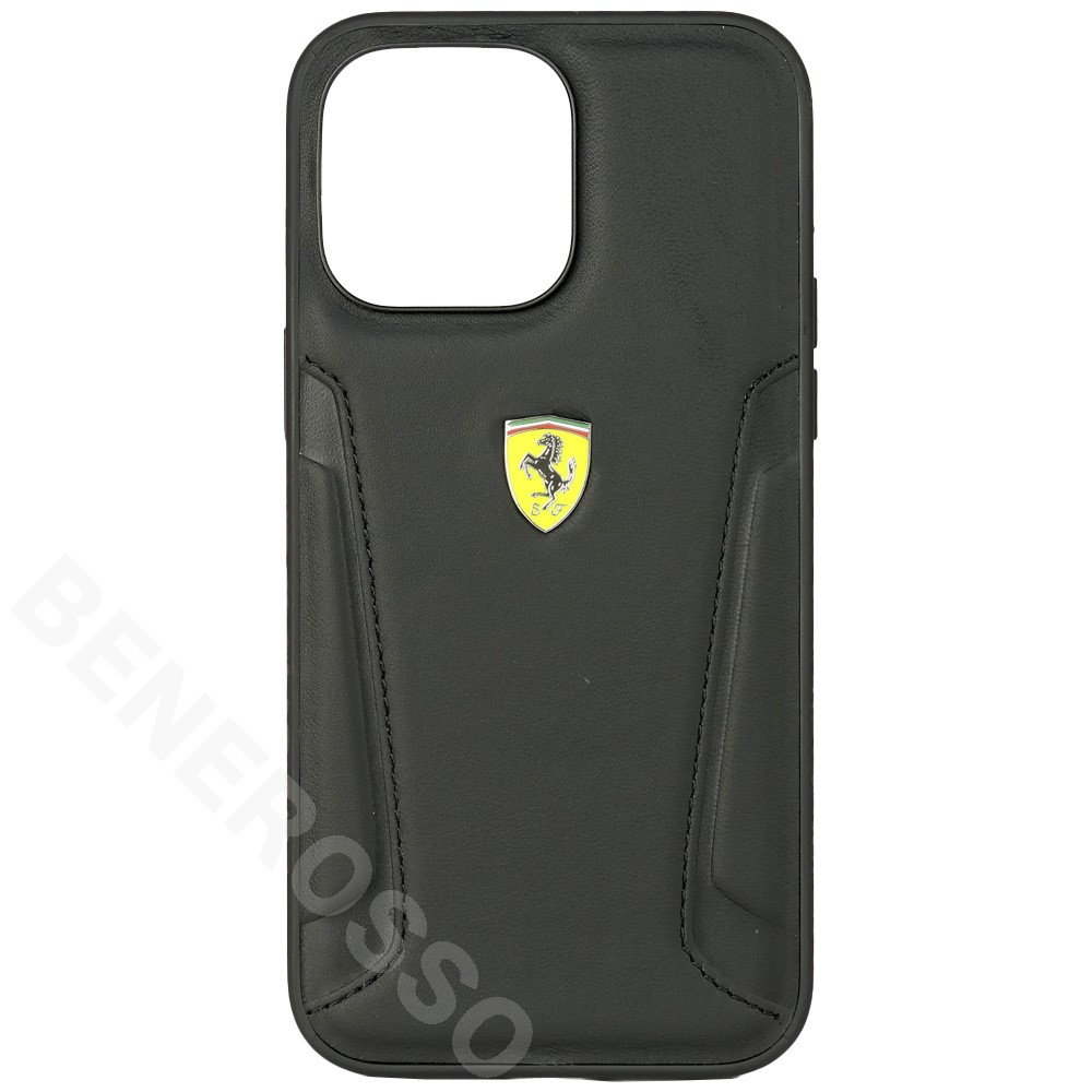 純正 Ferrariレザーケース（取説入れカバー/革目粗め） フェラーリレザーケース