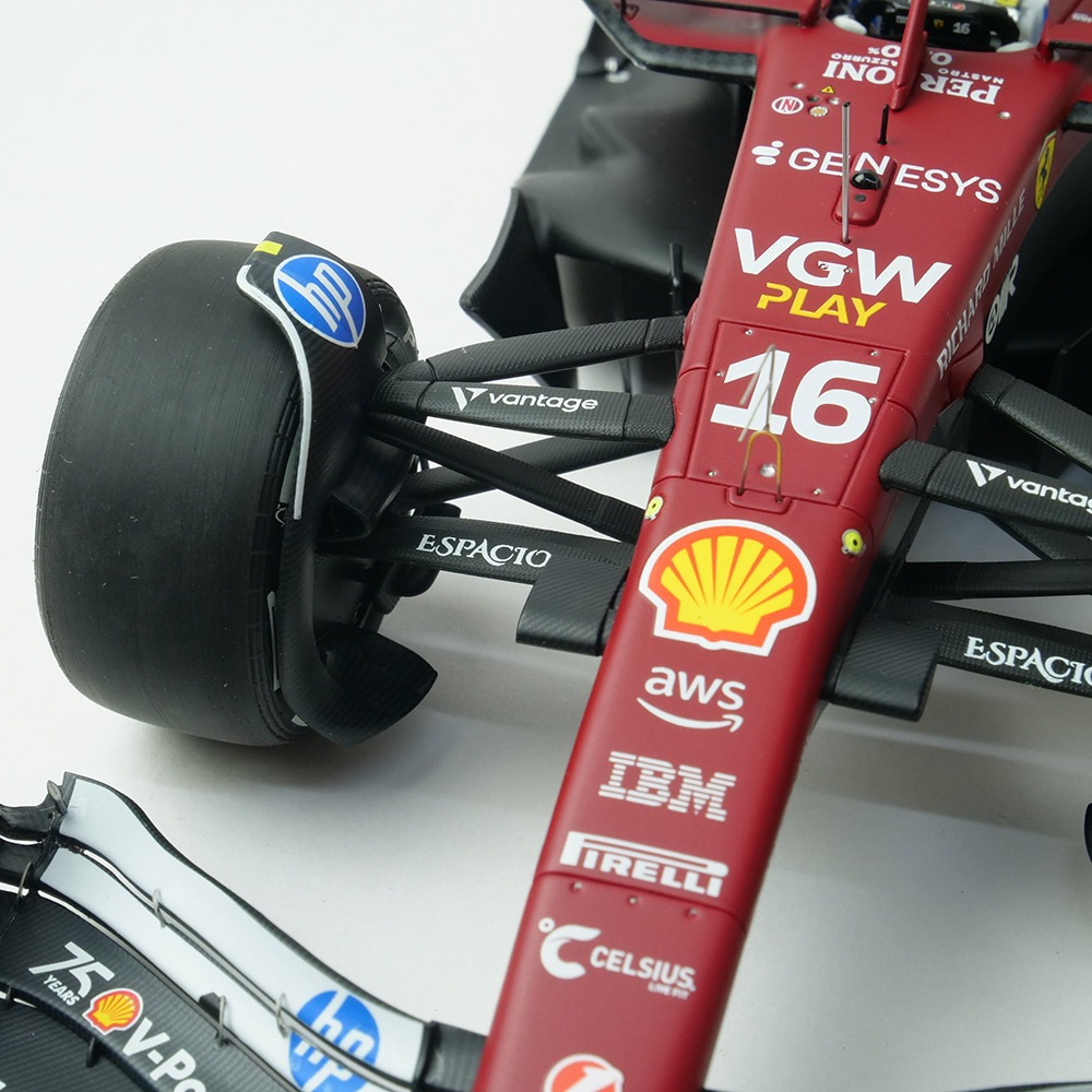 BBR MODELS 1/18スケール フェラーリ SF-25 C.ルクレール モナコGP