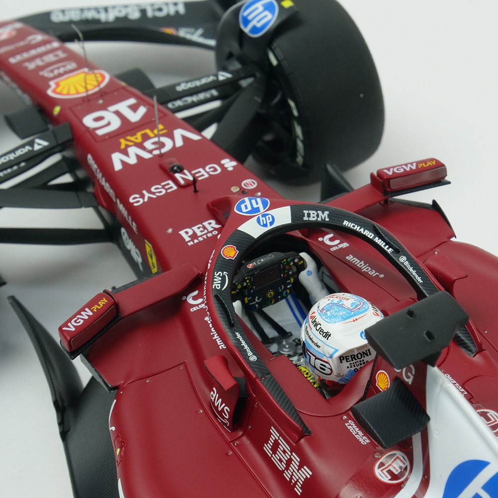 BBR MODELS 1/18スケール フェラーリ SF-25 C.ルクレール モナコGP