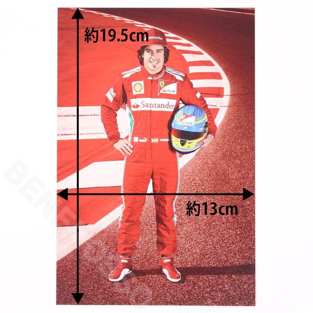 フェラーリ 2012 SF オフィシャル ドライバーカード F.アロンソ【返品・交換対象外】