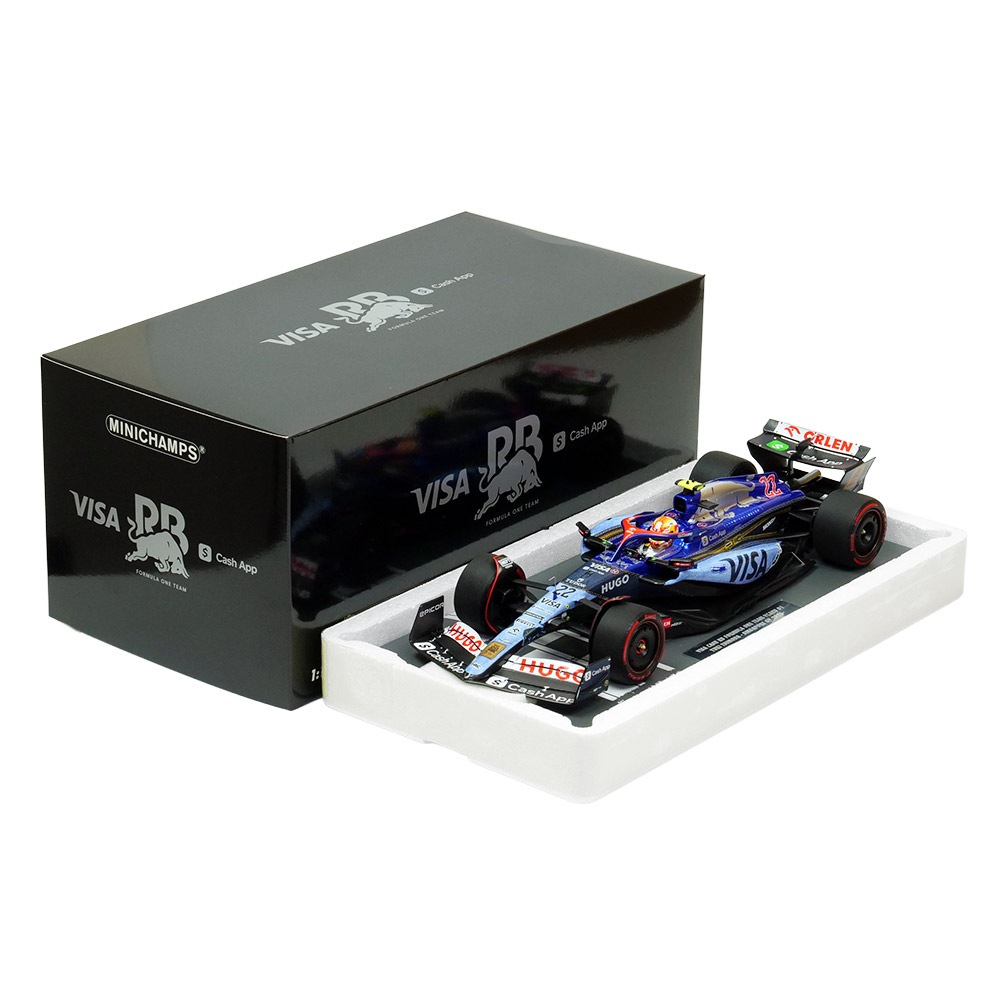 MINICHAMPS 1/18スケール ビザ キャッシュ RB F1チーム VCARB 01 角田