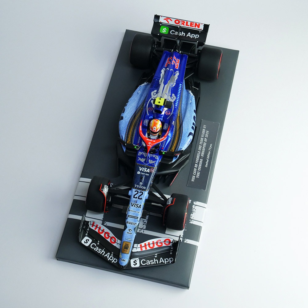 MINICHAMPS 1/18スケール ビザ キャッシュ RB F1チーム VCARB 01 角田