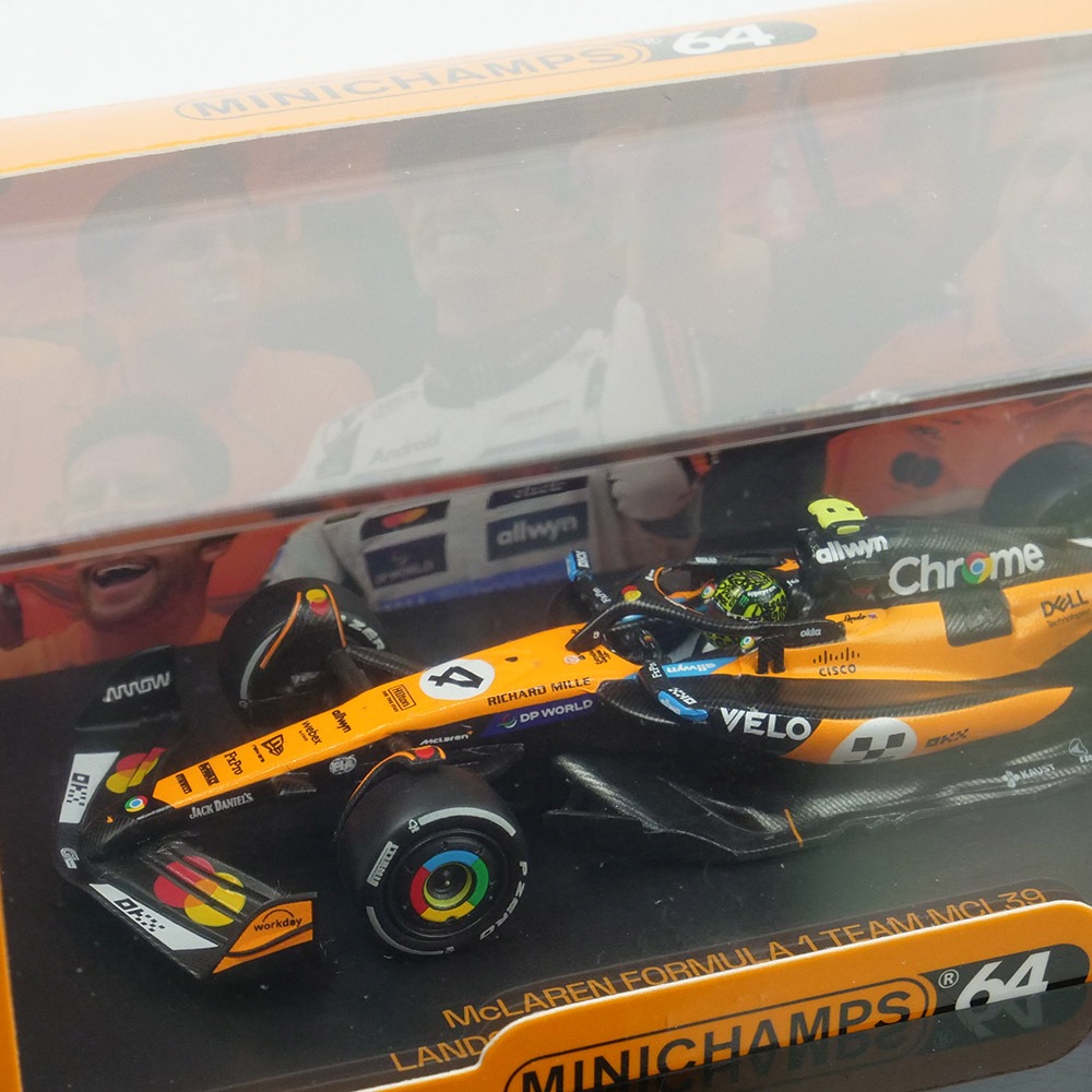 MINICHAMPS 1/64スケール マクラーレン F1チーム MCL39 L.ノリス