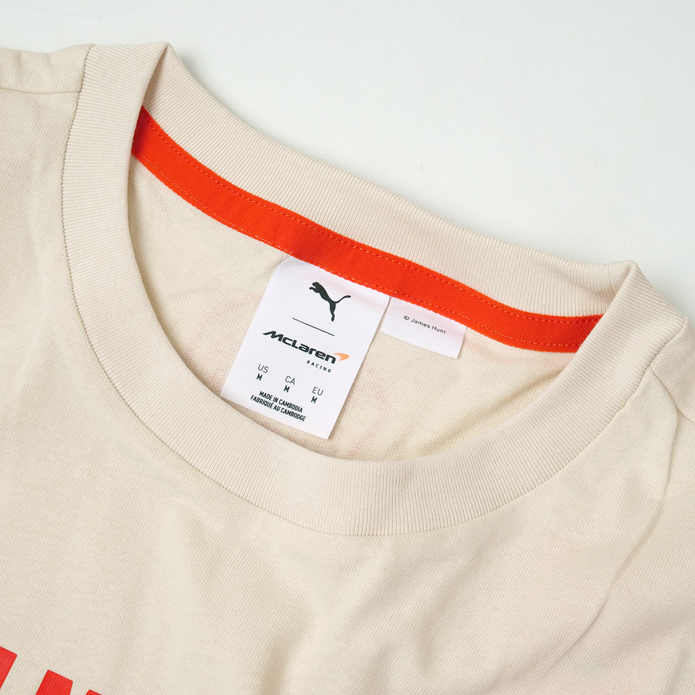 マクラーレン F1 チーム ジェームス･ハント Tシャツ 2026 アイボリー 637820-06