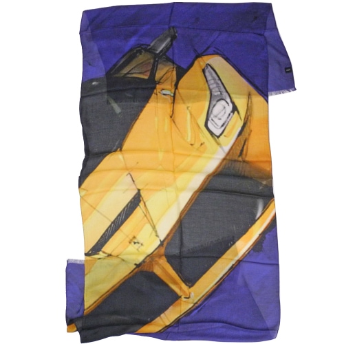 フェラーリ プリント スカーフ La Ferrari ネイビー