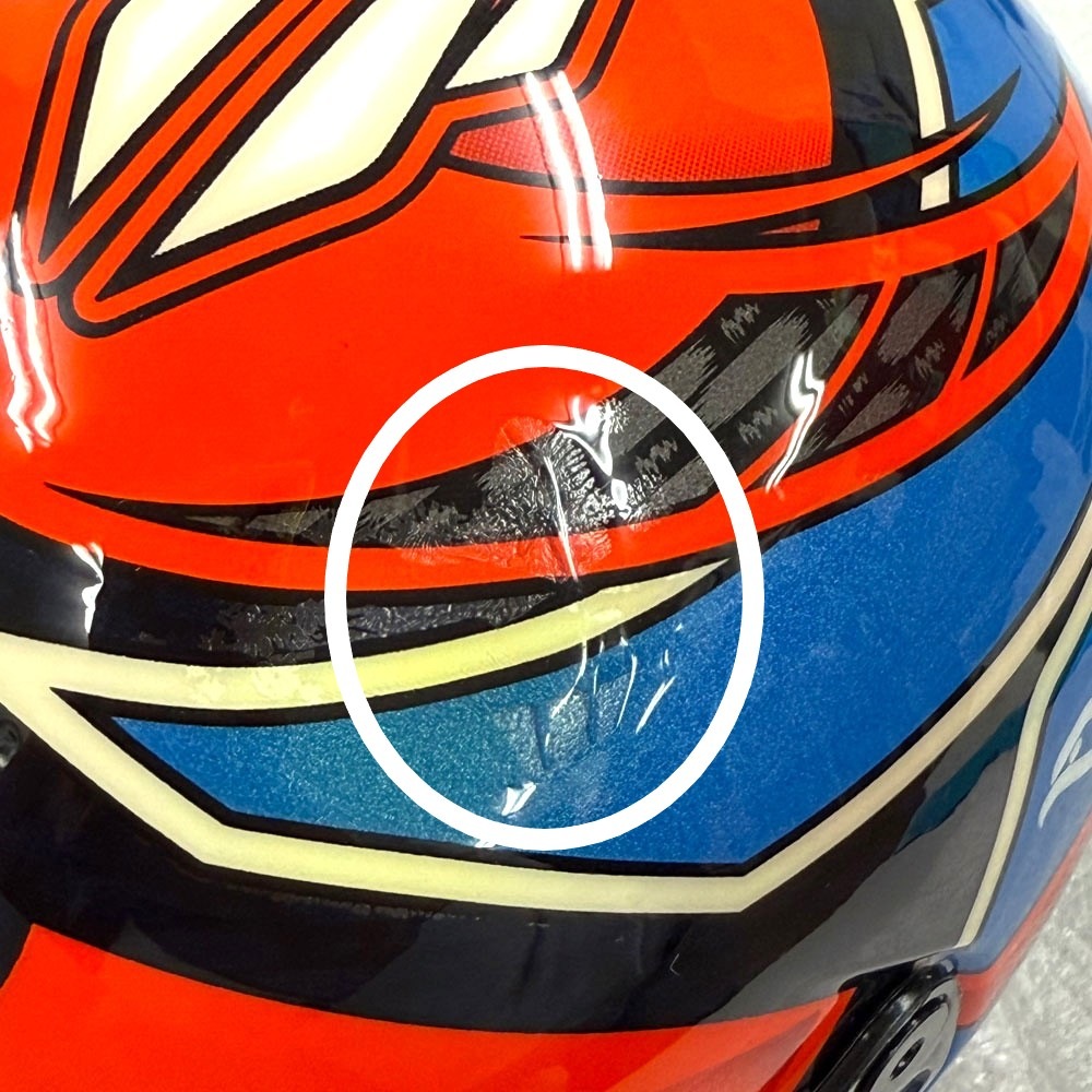 K.ライコネン 1/2 ヘルメット  2021年 イモラGP K.ライコネン 1/2 ヘルメット 2021年 イモラGP
