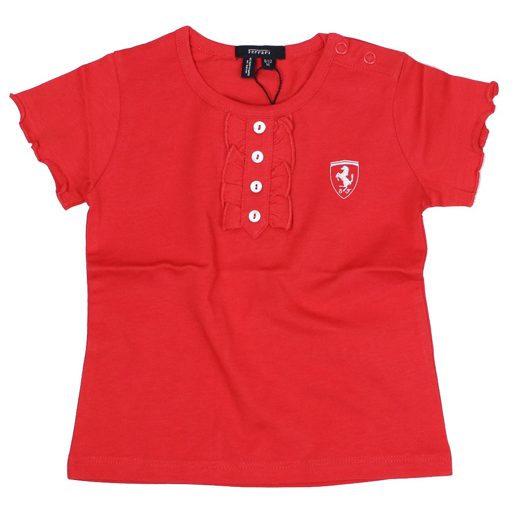 フェラーリ インファント GIRL Tシャツ レッド