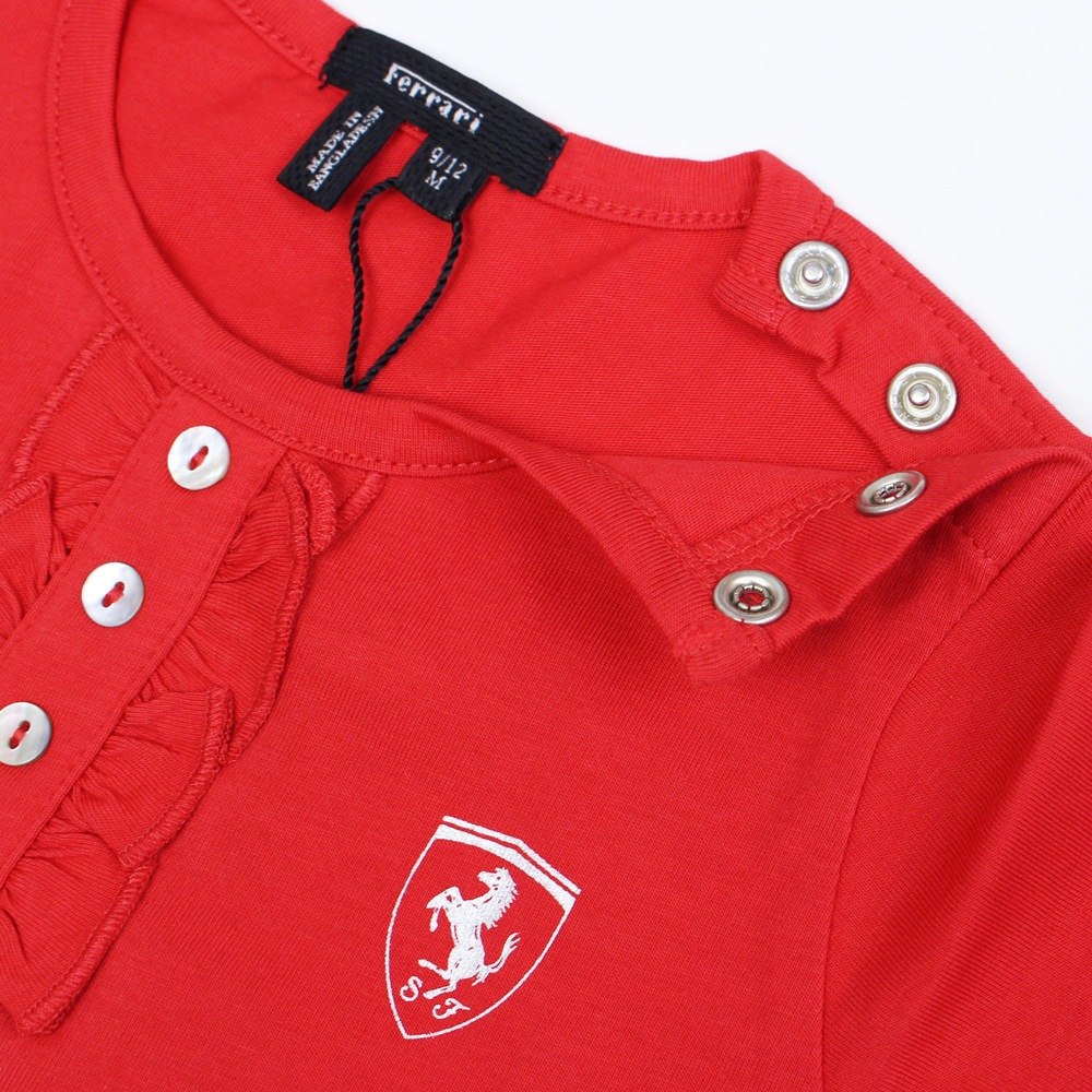 フェラーリ インファント GIRL Tシャツ レッド
