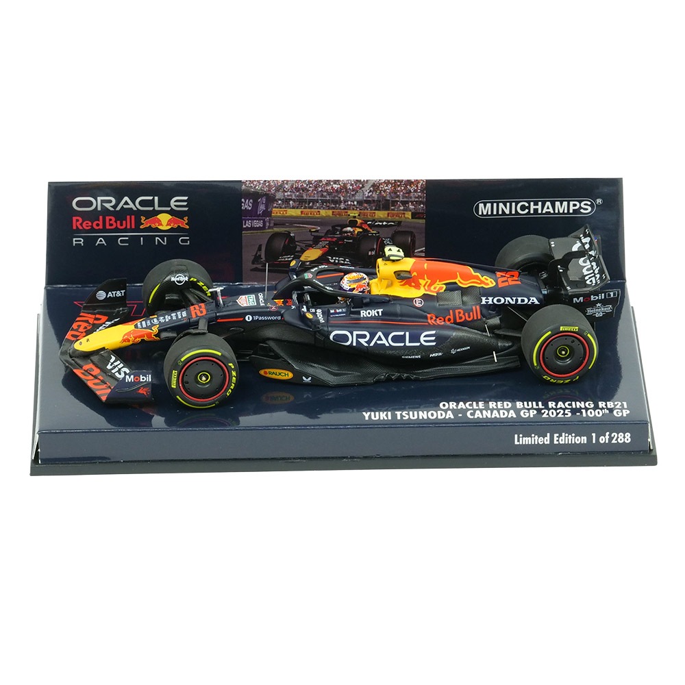 MINICHAMPS 1/43スケール オラクル レッド ブル レーシング RB21 角田