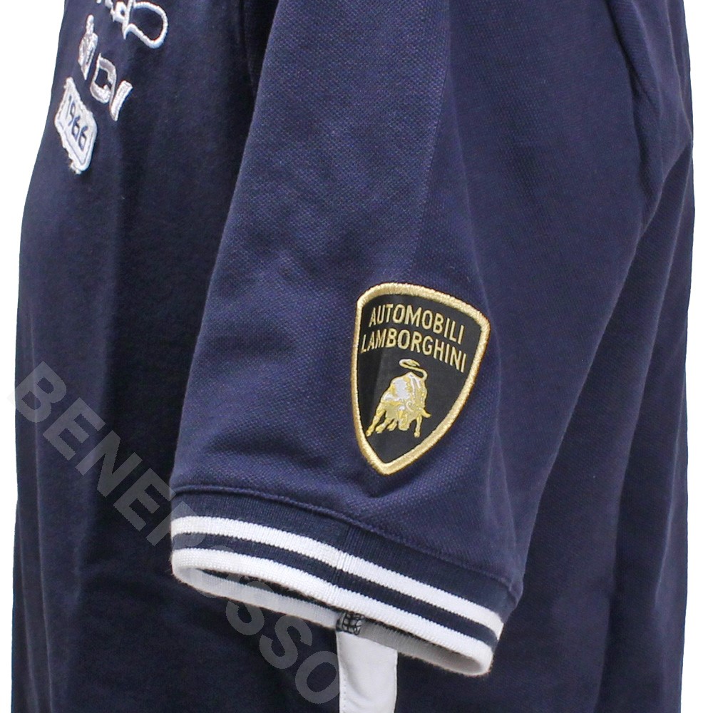 ランボルギーニ メンズ Miura SS ポロ ネイビー（Blu Achelous）9012212CCU194 