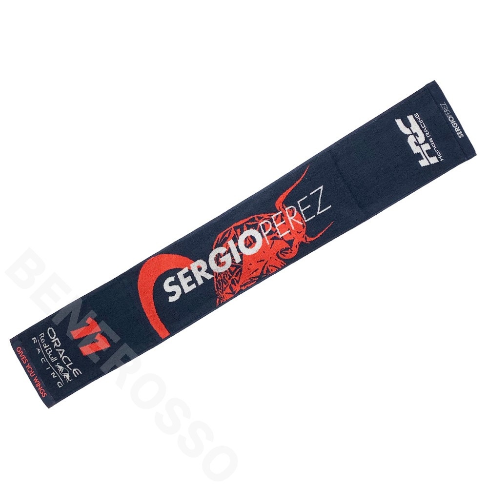 【非売品】NEW YORK RedBulls プレミアムマフラー レッドブル 日本限定 S.ペレス タオルマフラー ネイビー RBR-ES-2203