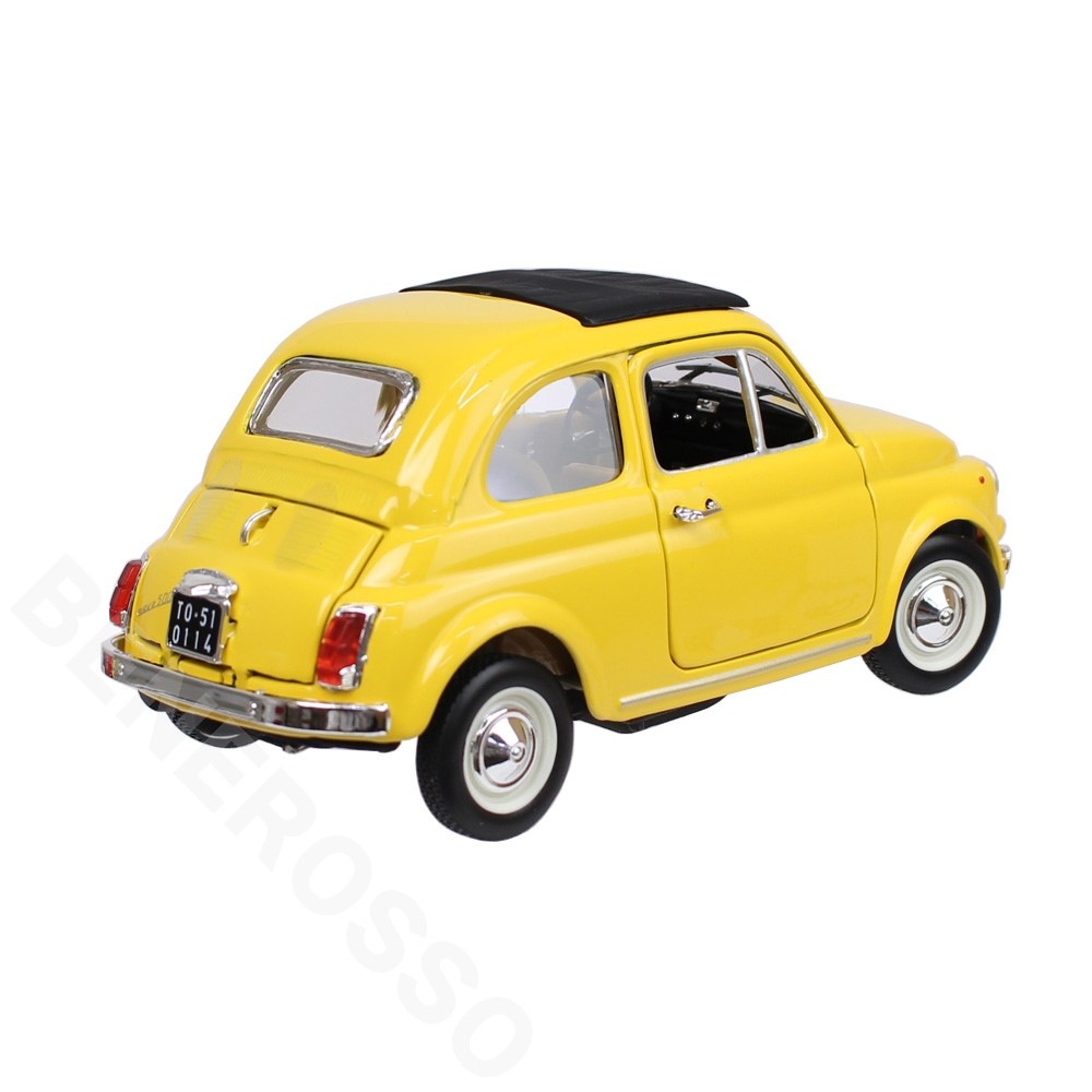 Bburago 1/24スケール フィアット 500F 1965 （イエロー