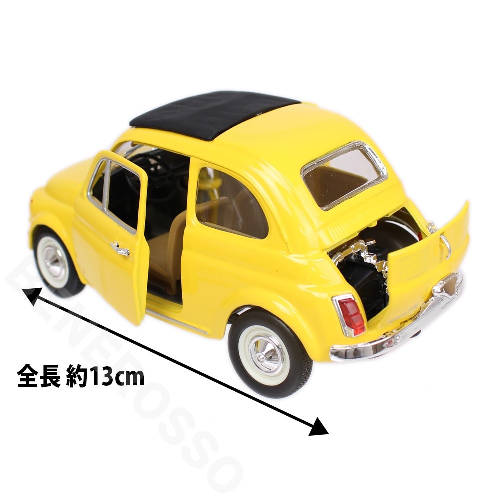 Metro 1/24 フィアット500 F　1965 白色 Metro 1/24 フィアット500 F 1965 白色の通販 by リサイクル