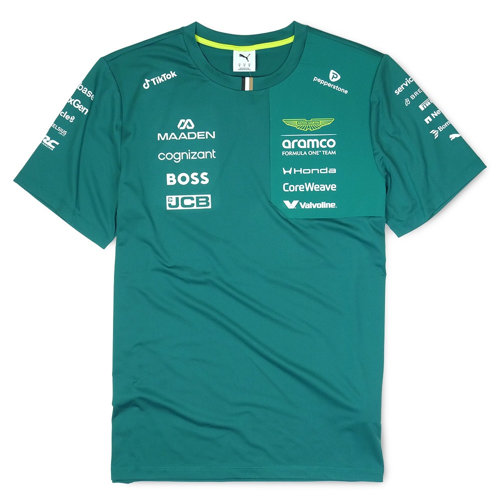 PUMA アストンマーティン アラムコ F1チーム Tシャツ 2026 グリーン