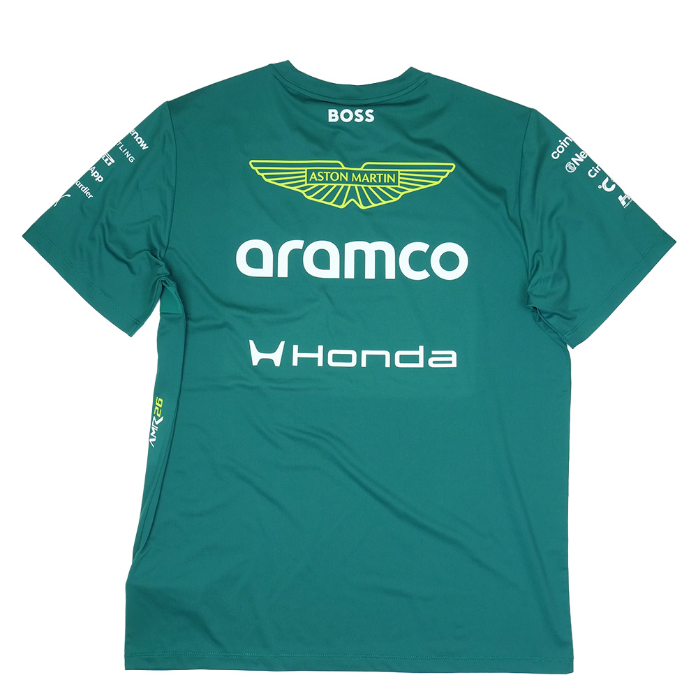 PUMA アストンマーティン アラムコ F1チーム Tシャツ 2026 グリーン