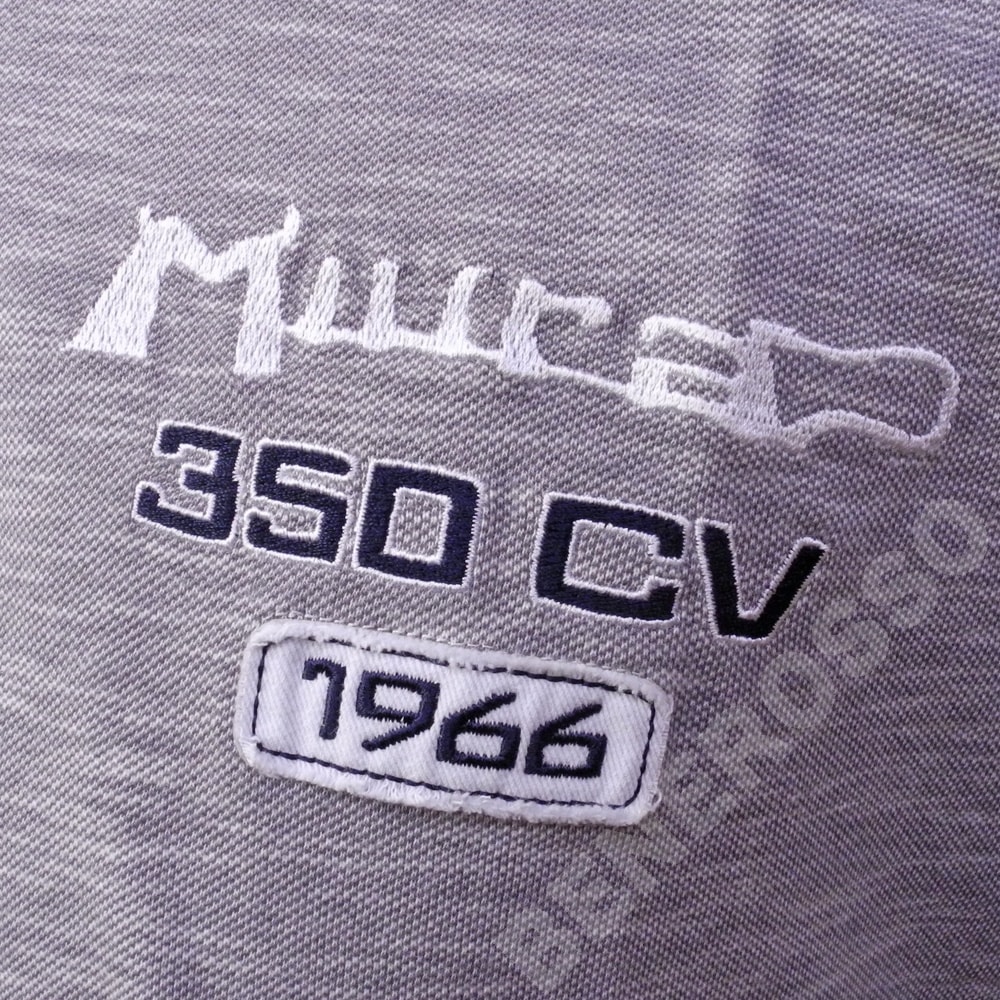 ランボルギーニ メンズ Miura SS ポロ グレイ(Grigio Antares)9012226CCE104