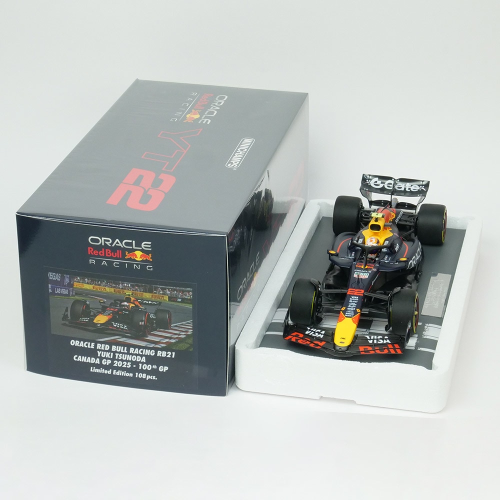 MINICHAMPS 1/18スケール オラクル レッド ブル レーシング RB21 角田