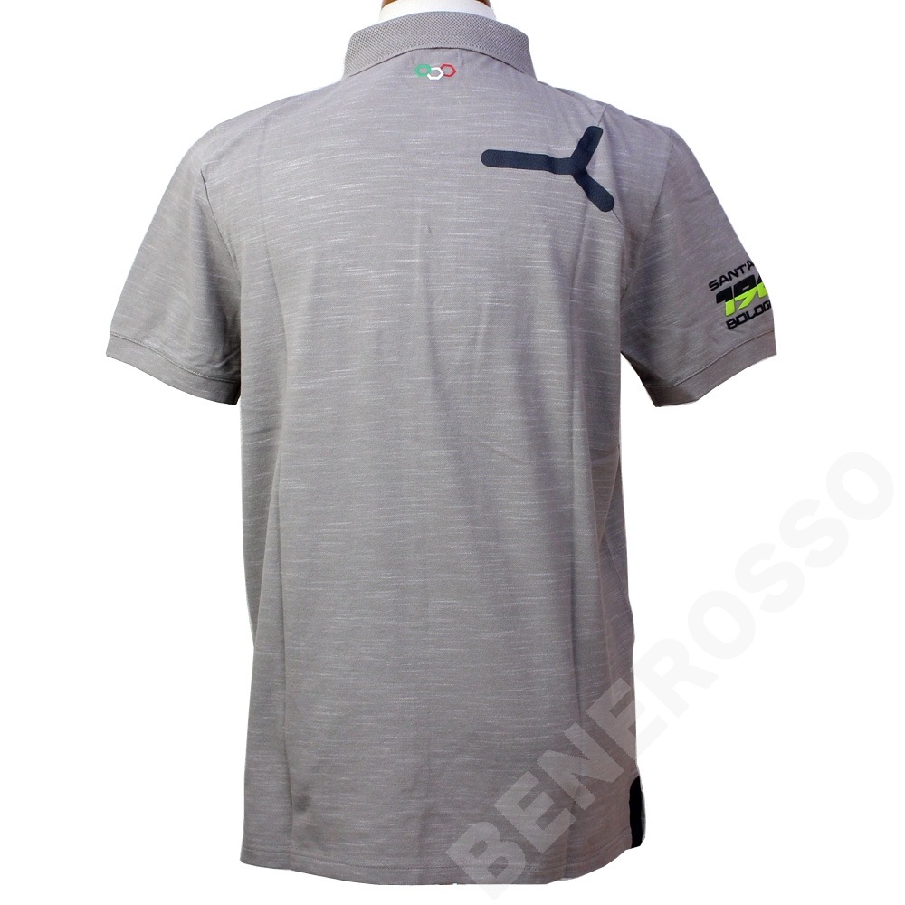 ランボルギーニ メンズ Pilota Ufficiale ポロ グレー（Gregio Antares Melange）9012192CCE104 