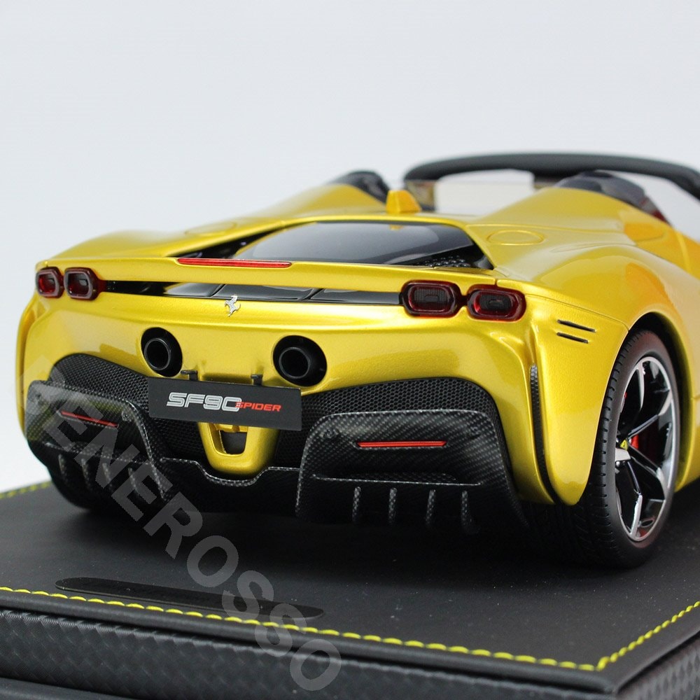 BBR MODELS 1/18スケール フェラーリ SF90 Spider Giallo Montecarlo
