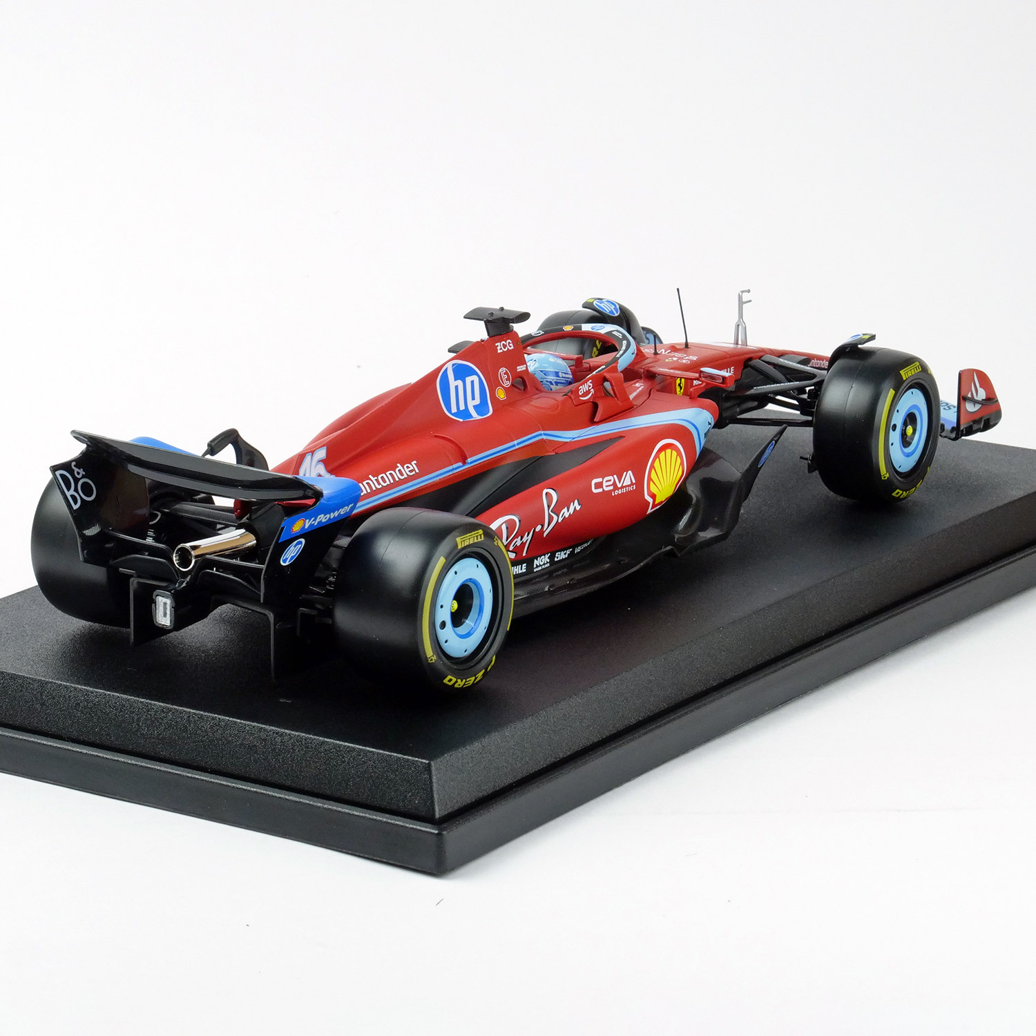 Bburago 1/18スケール フェラーリ SF-24 マイアミGP 2024 #16 C Bburago 1/18スケール フェラーリ SF-24 マイアミGP 2024 #16 C