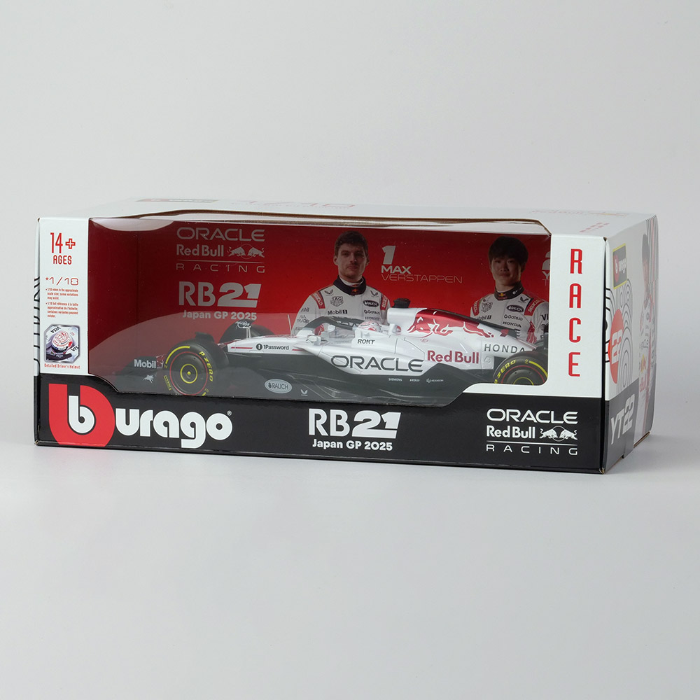 BBURAGO 1/18スケール オラクル レッドブル レーシング ホンダ RB21 M