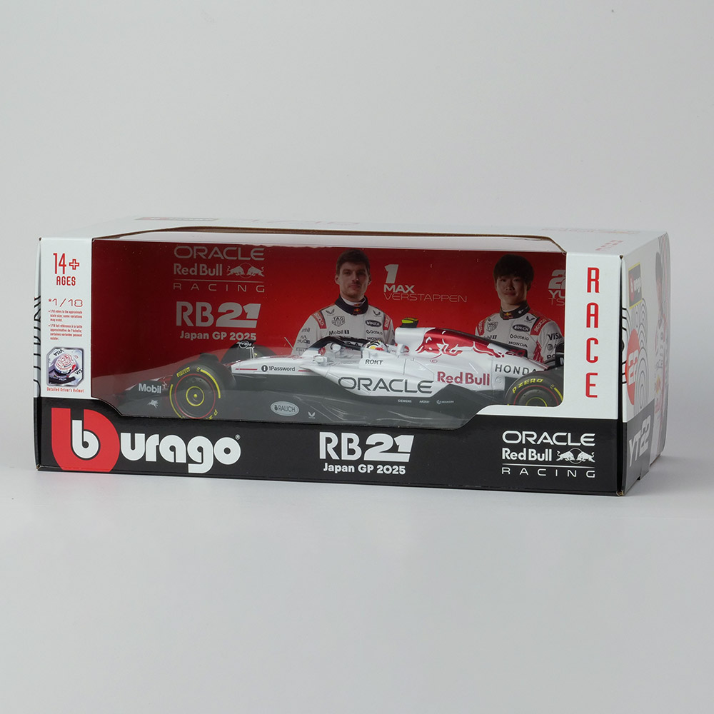 BBURAGO 1/18スケール オラクル レッドブル レーシング ホンダ RB21