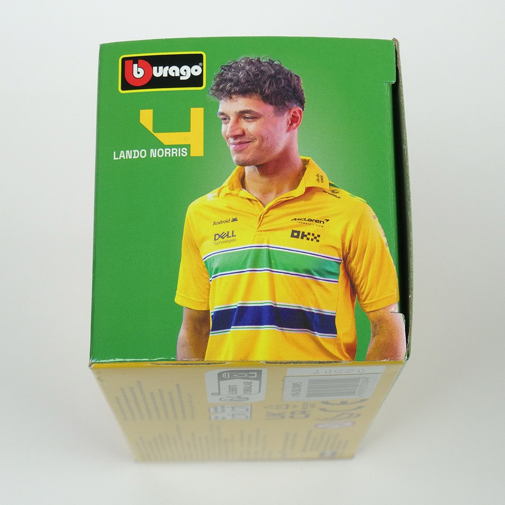 BBURAGO 1/43スケール マクラーレン F1 チーム MCL38 L.ノリス 2024 モナコGP BR-18-38214LNSE