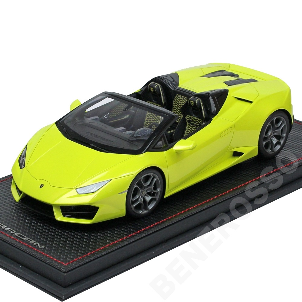 MRコレクション 1/18スケール ランボルギーニ ウラカン LP580-2 RWD スパイダー Giallo Tenerife LAMBO026A