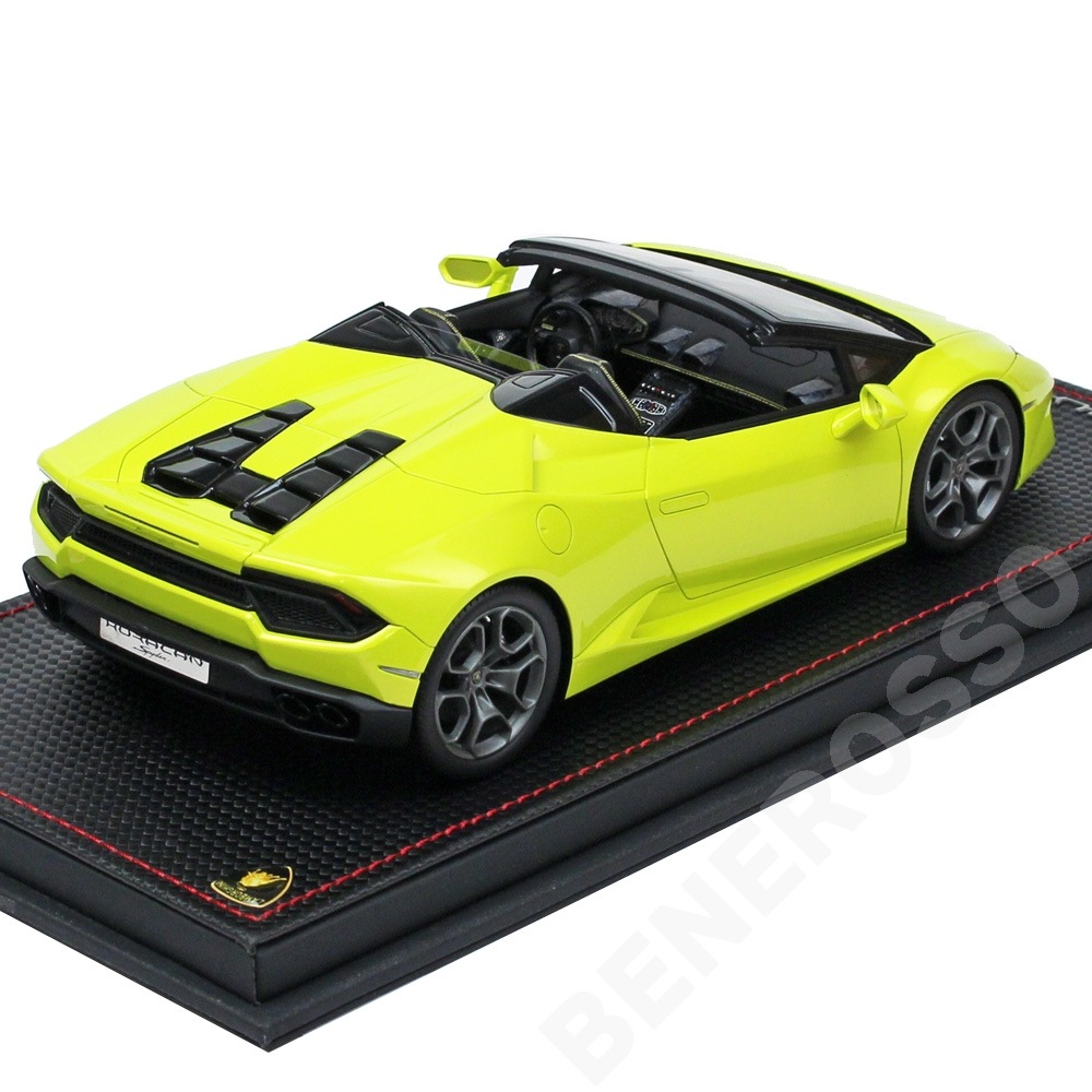 MRコレクション 1/18スケール ランボルギーニ ウラカン LP580-2 RWD スパイダー Giallo Tenerife LAMBO026A