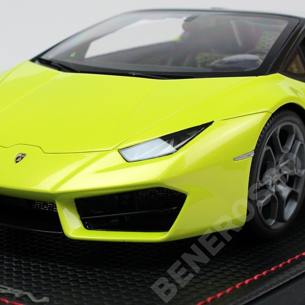 MRコレクション 1/18スケール ランボルギーニ ウラカン LP580-2 RWD スパイダー Giallo Tenerife LAMBO026A