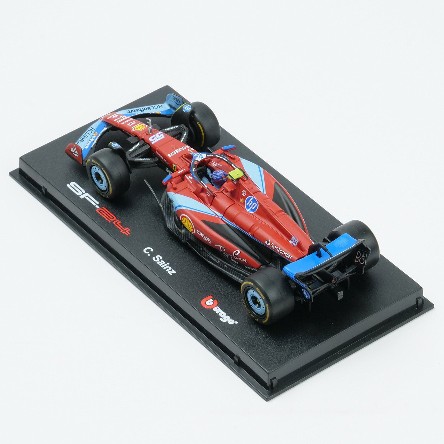 Bburago 1/43スケール フェラーリ SF-24 マイアミGP 2024 #55 C