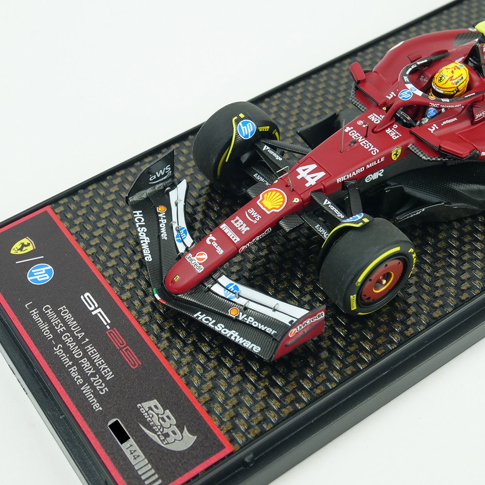 BBR MODELS 1/43スケール フェラーリ SF-25 L.ハミルトン 中国GP