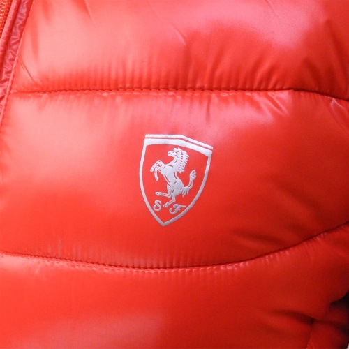 フェラーリ レディース アーバン バイカラー ウインター ジャケット レッド