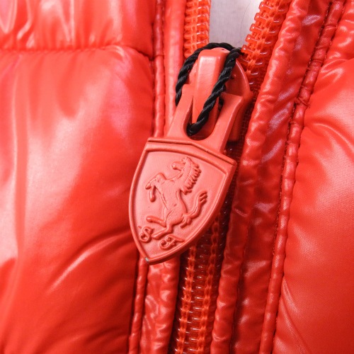 フェラーリ レディース アーバン バイカラー ウインター ジャケット レッド