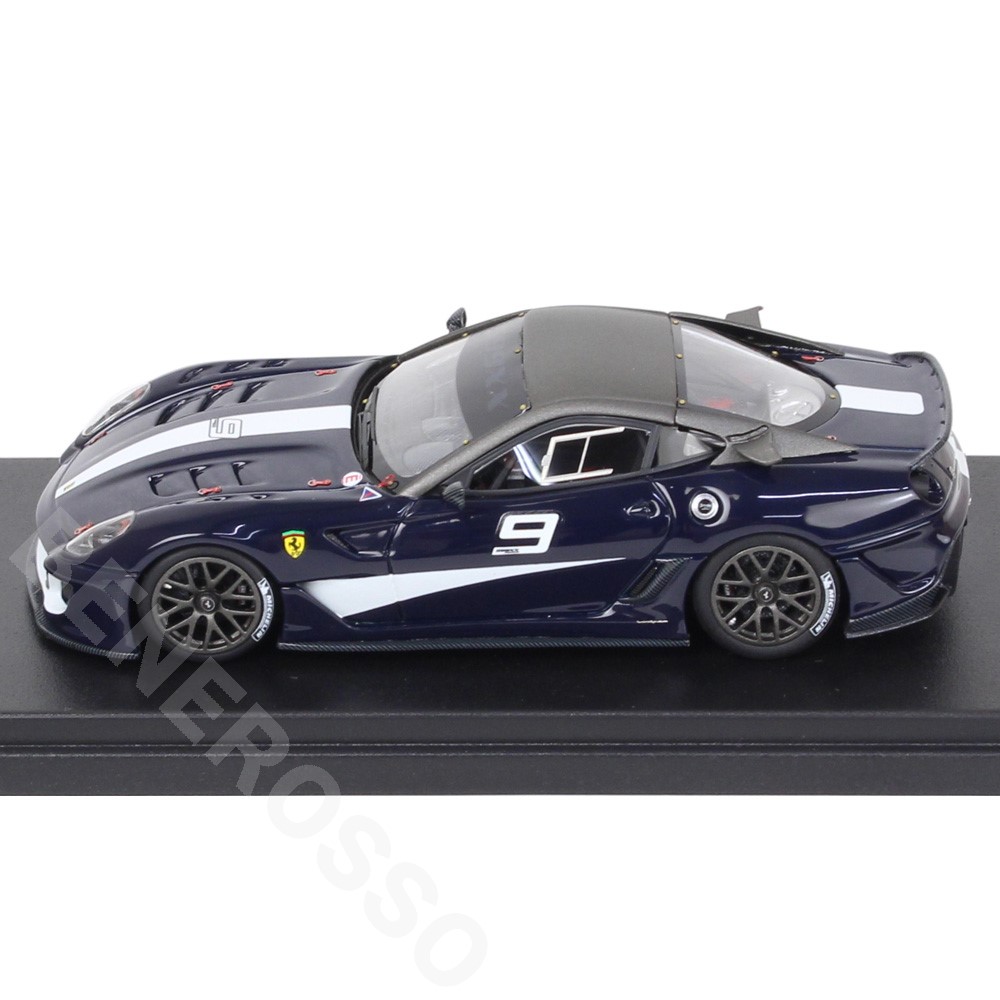 Look Smart 1/43スケール フェラーリ 599XX “Versione Clienti” #9 Blu Scozia / Grigio Ghisa Opaco LS368C