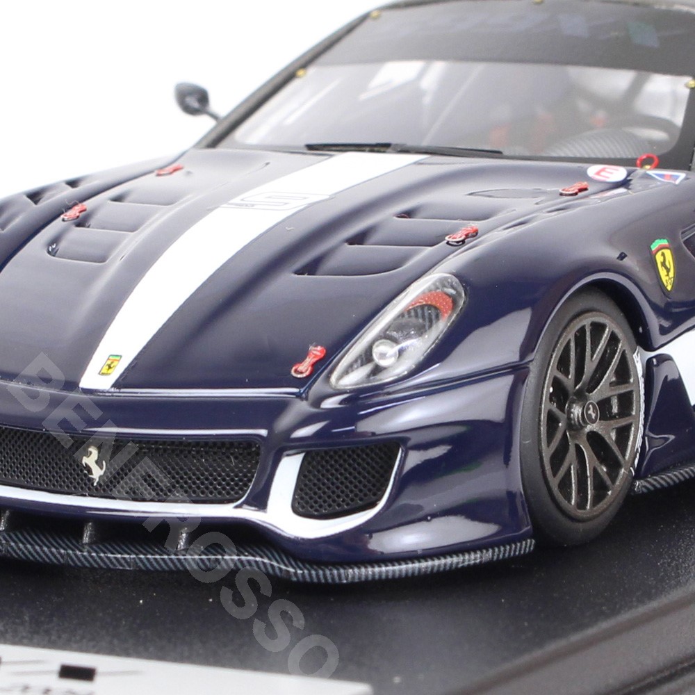 Look Smart 1/43スケール フェラーリ 599XX “Versione Clienti” #9 Blu Scozia / Grigio Ghisa Opaco LS368C