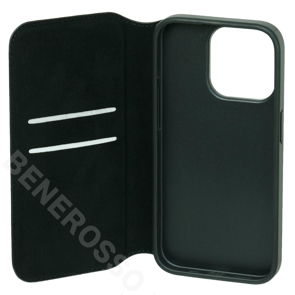 ランボルギーニ iPhone 15Pro レザー ブックタイプケース ウラカン D16 ホワイト LB-TPUFCIP15P-HU/D16-WE