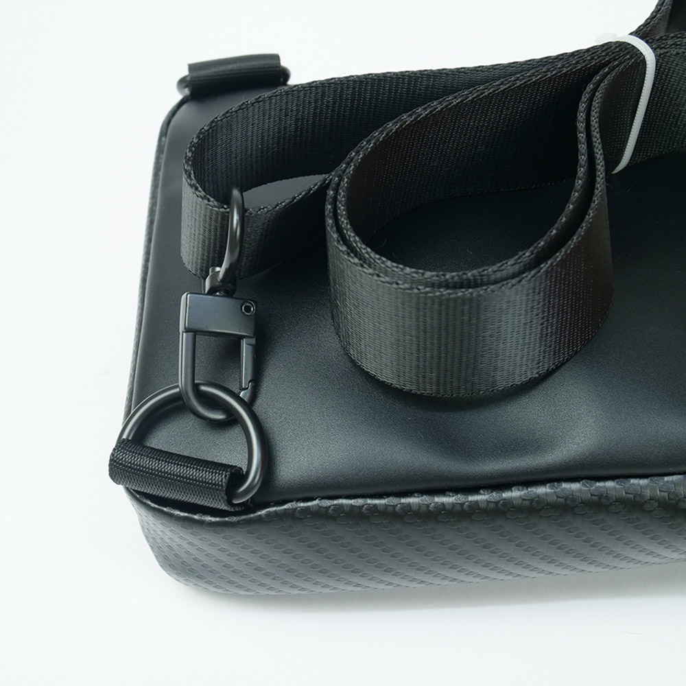 BMW Mコレクション PUレザー カーボン調 クロスボディ バッグ ブラック