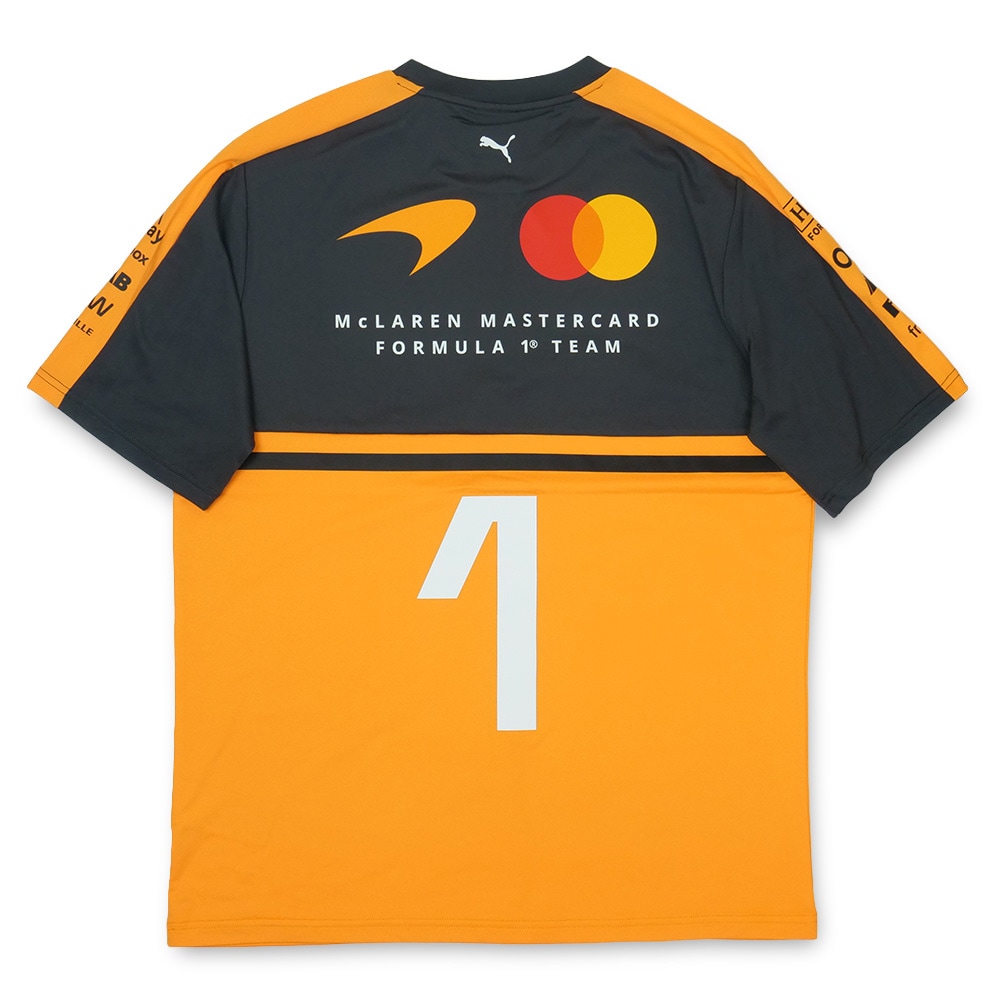 PUMA マクラーレン F1チーム L.ノリス Tシャツ 2026 オレンジ 713953