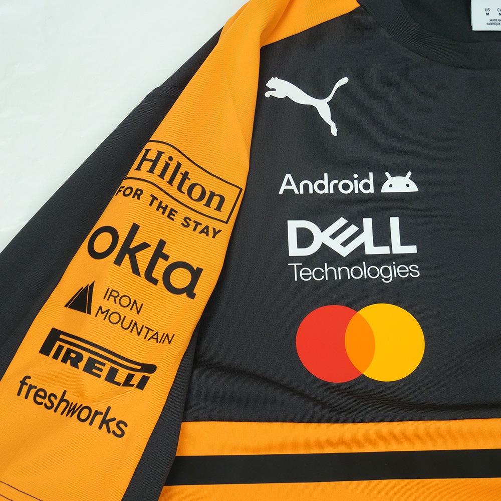 PUMA マクラーレン F1チーム L.ノリス Tシャツ 2026 オレンジ 713953
